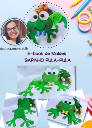 Sapinho de Mola - Ebook de Moldes CleoMoretti