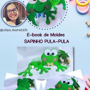 Sapinho de Mola - Ebook de Moldes CleoMoretti