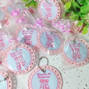 Mãe de Bailarina - TAG para chaveiro pequeno - Cleo Moretti Atelie